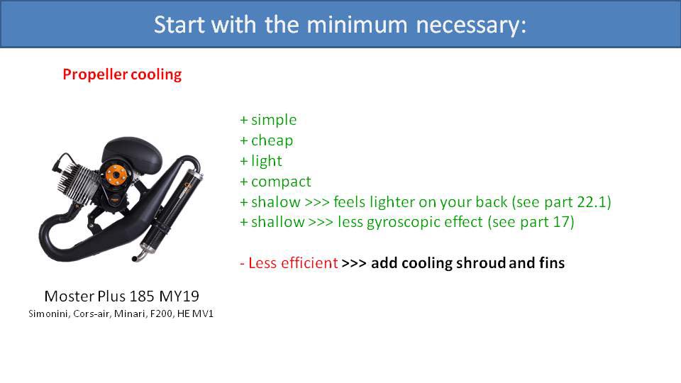 Start with the minimum necessary