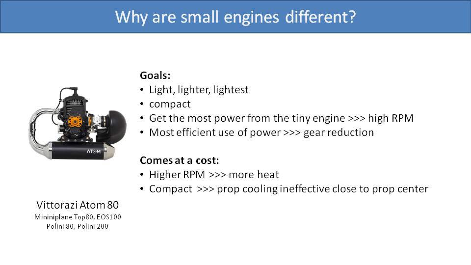 Why are small engines different?