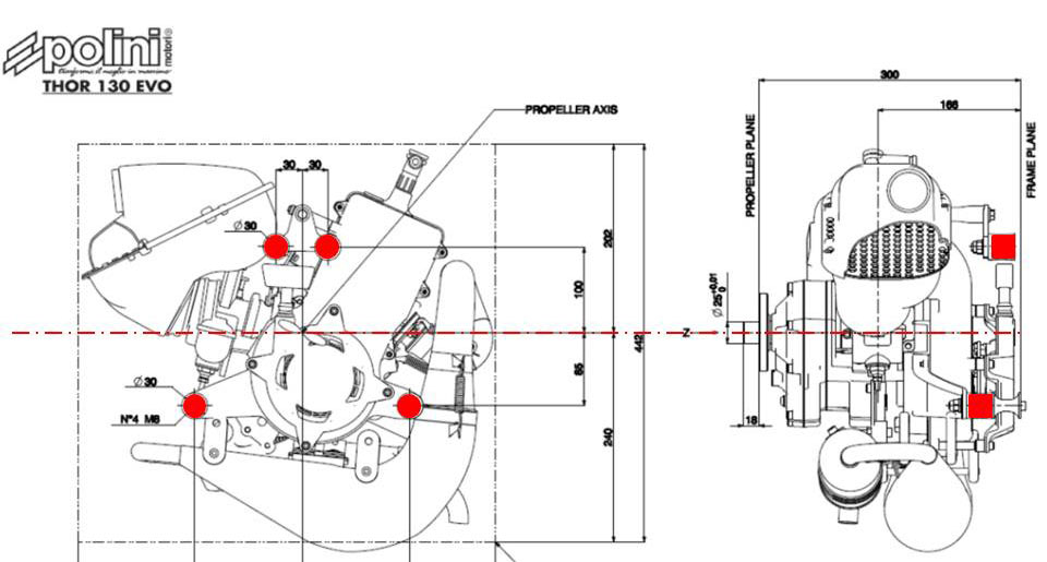 Polini Thor 130 evo engine (diagram)